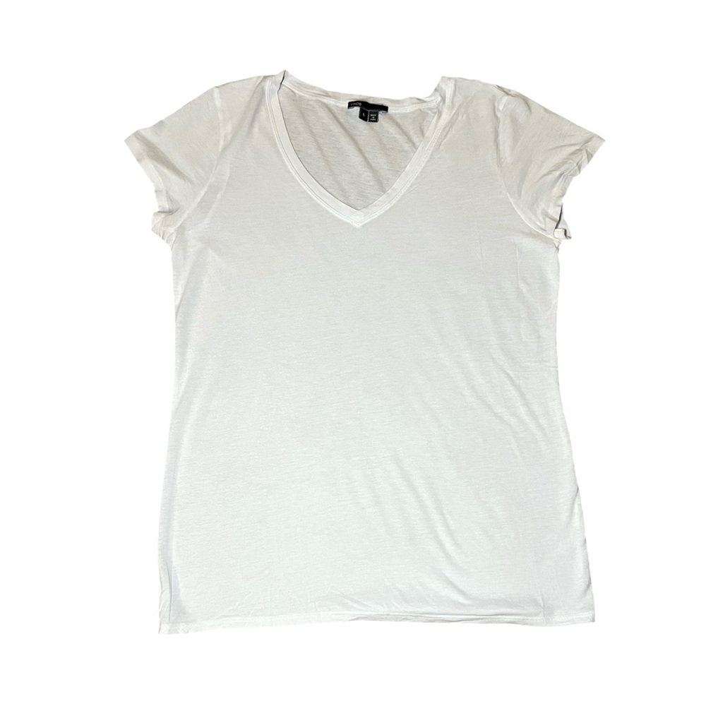 Vince white v-neck t-shirt size large - Picture 6 of 12
